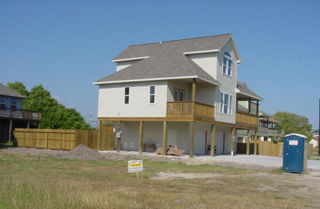 COMPLETED HOUSE with FRONT SIDE VIEW